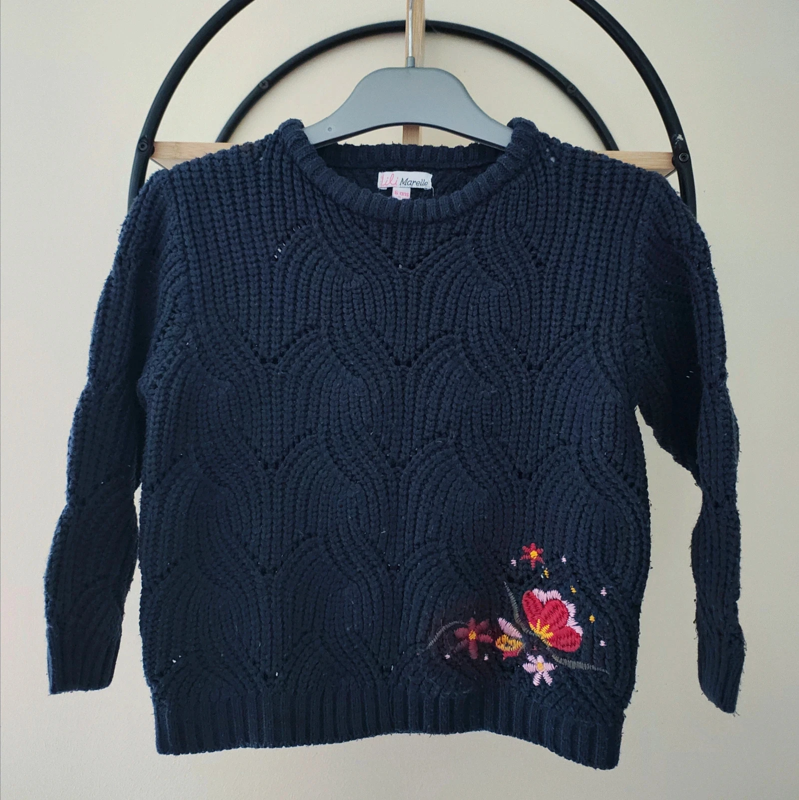 6 ans pull maille Lili marelle